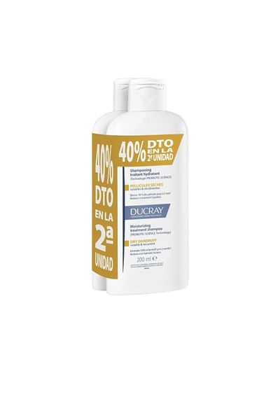 Ducray Set Sampon anti-matreata cu efect calmant KELUAL SQUANORM 2 x 400 ml