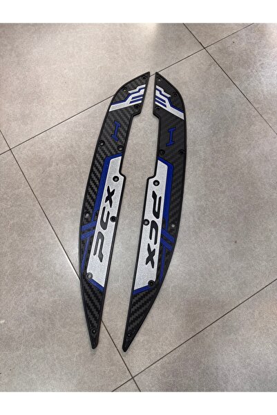 Doğuş Honda Pcx 125 2021 2024 Uyumlu Basamak Paspas Seti Mavi
