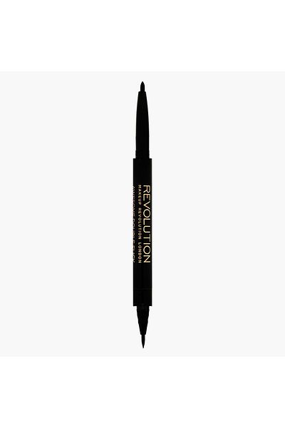 MAKEUP REVOLUTION كحل عيون رائع من ميك اب ريفولوشن مع قلم تحديد العيون وكحل العيون