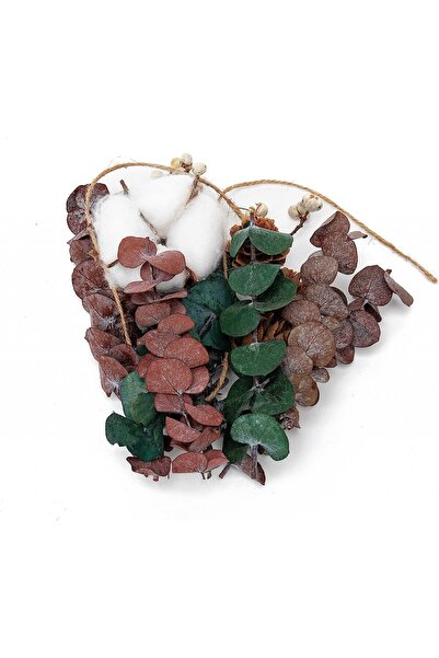 CALIYO set de flori uscate pentru decorațiuni, maro/verde, 40 g