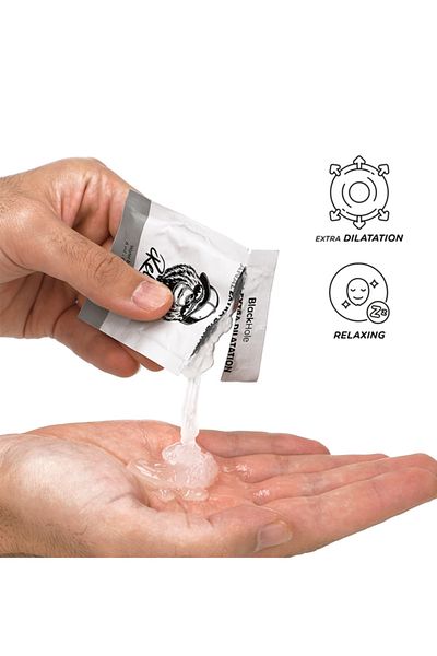 BLACK HOLE - water-based gel for extra dilation 6 ml single dose