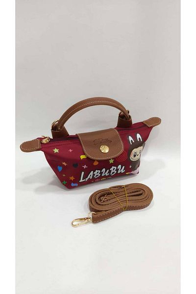 TABA BUTİK Labubu Leather Detailed Mini Women's Bag