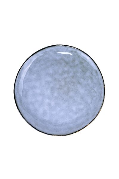 Cuisine Art Alura Stoneware Side Plate - 20cm, Blue (Set of 1)