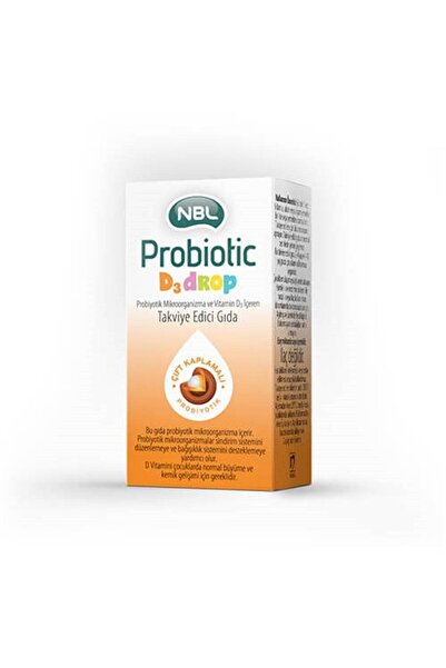 NBL Probiotic D3 Drop Food Supplement 7.5 ml