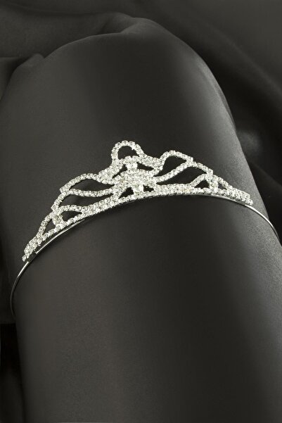 feryal تاج الزفاف المرصع بالأحجار