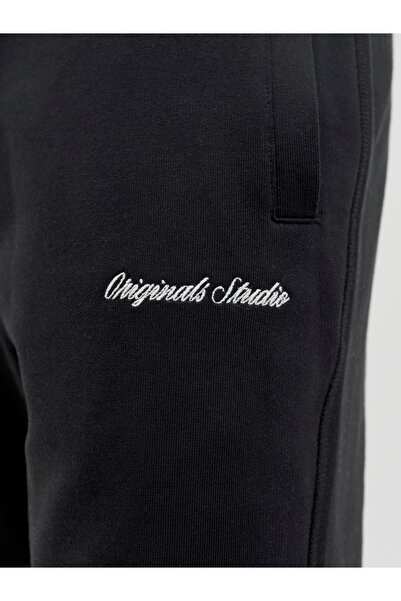 Jack & Jones Jack Jones Jpstkane Norrebro Sweat Pants Pls Men's Black Plus Size Sweatpants 12287504-02