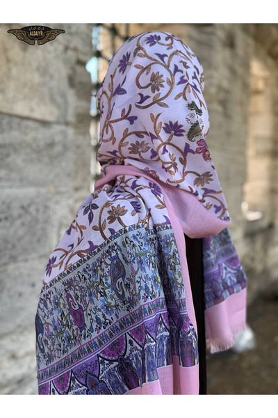 ALDAİR Viscose Pajmera 110 Grams with a Pattern Keşmir2