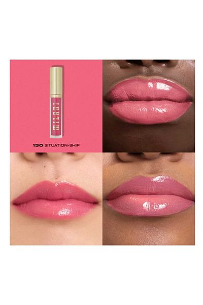 MILANI Keep It Full Maxxx Lip Plumper 130 Situation Ship | Vegan, Hydrating, High-shine Lip Gloss