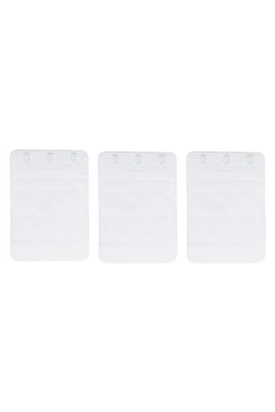 Arma Yıldız Γυναικείο Σουτιέν Extension Agraf With 3 Hooks Prong White Σετ 3 Επέκταση σουτιέν