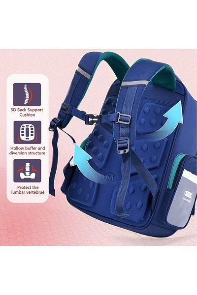 OricareFain School bag, 42 x 30 x 20 cm, Waterproof, With reflective strips