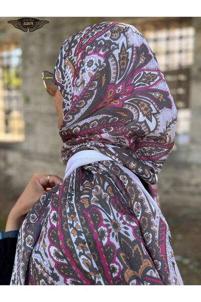 ALDAİR Viscose Pajmera 110 Grams with a Pattern Cashmere 1
