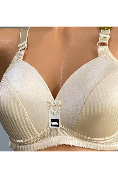 Pardon Balen Tul Detail Fixed Strap Bra 806