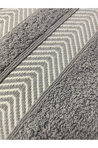 Bonny Home Lora 3-Piece Hand and Face Towel Set – 50X90 cm 100% Cotton, Soft Textured, Knitted Fringed