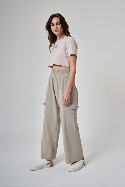 Exuma KADIN PANTOLON-1523021 KUM