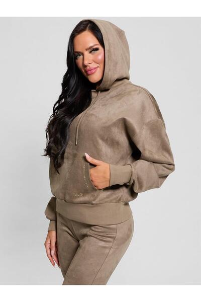 Guess Hooded Kadın Sweatshırt