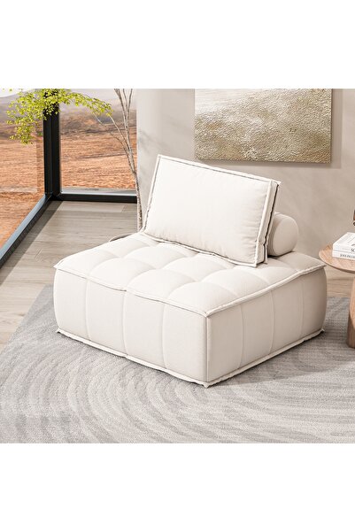 Sheinhome كرسي أريكة فردي مع وسائد مريحة، أريكة قابلة للتجميع مناسبة لغرفة ال...