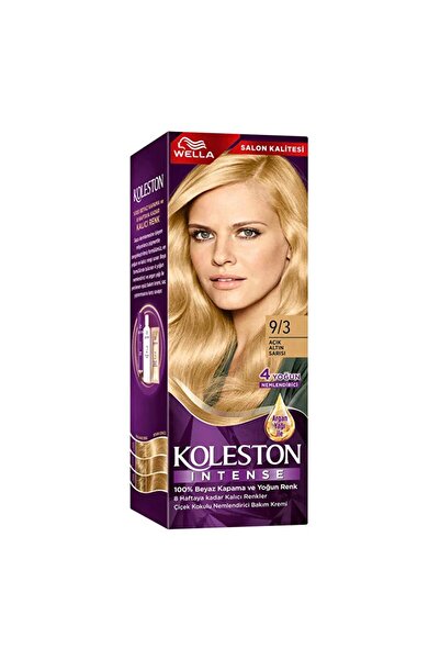 wella koleston İNTENSE SAÇ BOYASI & NO: 9/3 AÇIK ALTIN SARISI