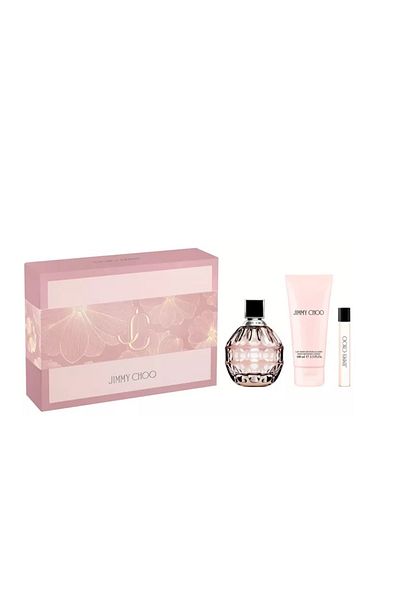 Jimmy Choo Eau de Parfum, Women's Gift Set - Eau de Parfum 100ml + 7.5ml + Perfumed Body Lotion 100ml