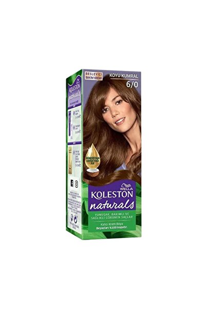 wella koleston NATURALS MAXİ SAÇ BOYASI & NO: 6/0