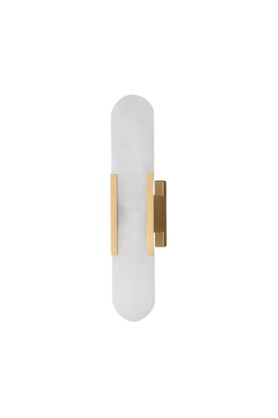 LUXXO Aplica Elliptical, 2xG4, corp marmura, 50x10x7cm