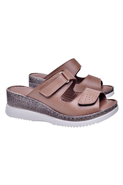 İskarpin Γυναικείες δερμάτινες παντόφλες Femi 461