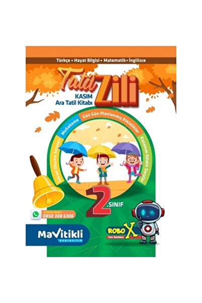 Mavitikli Yayıncılık MAVİTİKLİ 2.SINIF KASIM ARA TATİL ZİLİ