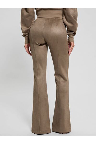 Guess Normal Bel Bol Kesim Çok Renkli Kadın Pantolon SCUBA SUEDE SWEATPAN - ECO SCUBA SU