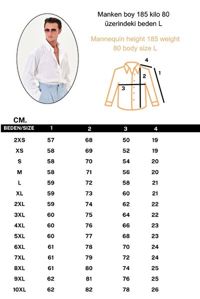 RELAXL 100% Cotton 4 Seasons Oversize Long Sleeve Men's White Shirt