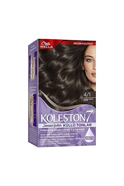 wella koleston KİT SAÇ BOYASI & NO: 4/1 NEMESIS KÜLLÜ KAHVE