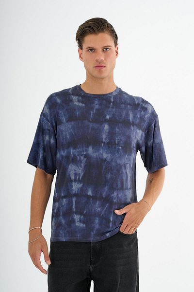 ALEXANDERGARDI Tricou cu imprimeu Tie Dye pentru bărbați