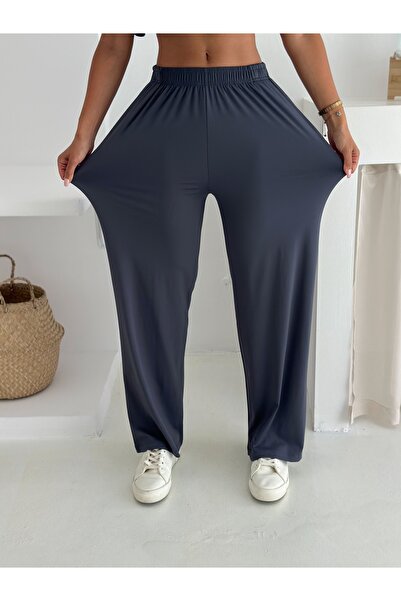 Zula Moda Kadın İki Parça Salaş Takım – Crop Üst ve Bol Paça Pantolon – Yazlık Rahat Spor Takım