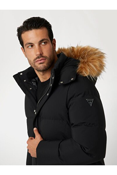 Guess Midlenth Puffa Jacke Erkek Kuş Tüyü Şi?şme Mont