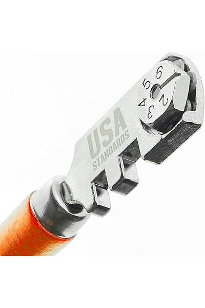 VTOOLS 5-Inch Glass Cutter with Wooden Handle, 6 Blades for Bottles, Mirrors,Windows, Blue, VT2224.