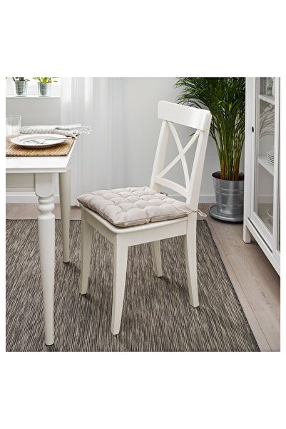 IKEA Chair Cushion, Beige, 38X38X6.5 cm