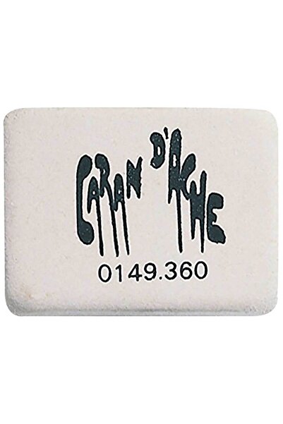 Caran d'Ache Küçük Boy Kurşun Kalem Silgisi - Beyaz