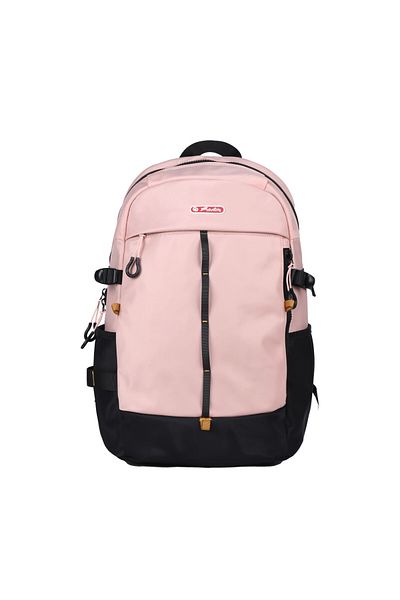 Herlitz Modern Fit Backpack, Polyester, 28 L with Tablet Sleeve, Coral, 44×31×16 cm