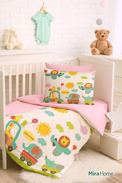 Mira Home Yenidoğan Bebek Nevresim Takımı Welcome Zoo