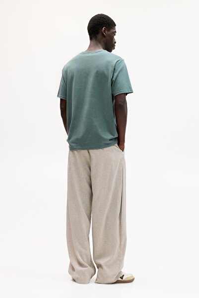 Pull & Bear Basic short sleeve cotton T-shirt