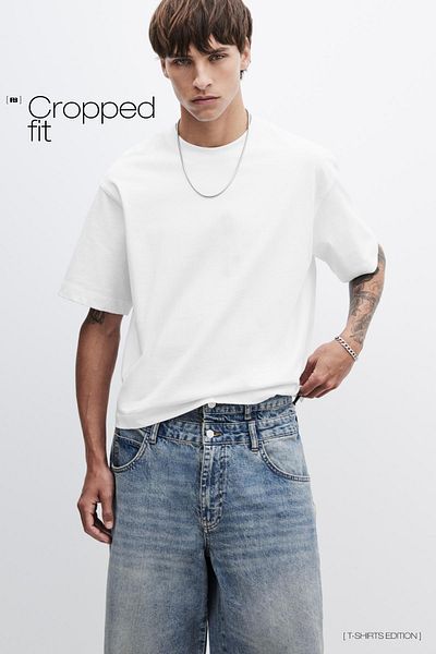 Pull & Bear Boxy-fit T-shirt