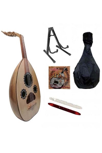 alkaraz music Musical Oud Cherry Educational Oud with Accessories