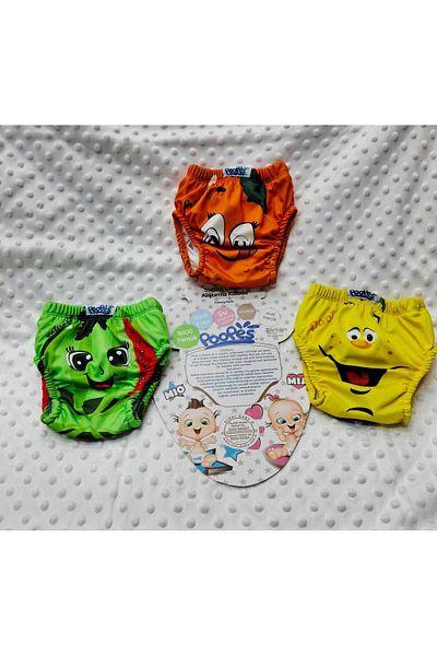 BERKAY Sundan Poopes Toilet Training Panties for Children 3 Pieces