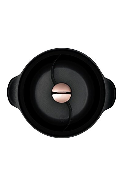 Berlinger Haus Baking dish with lid 30 cm Black Rose Collection