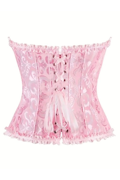 G&H UNDERWEAR Vintage Pink Corset String Set