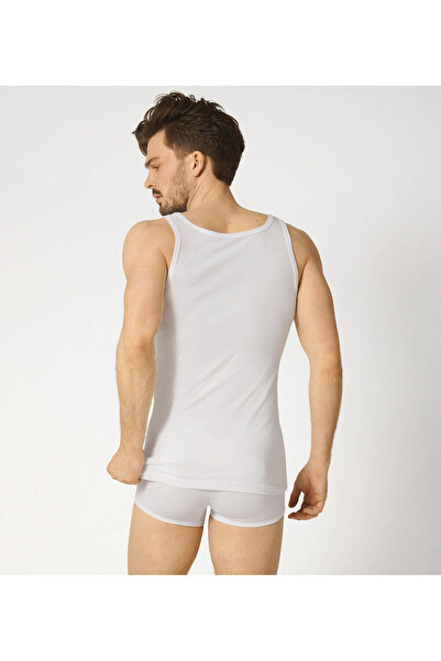 Triumph Men's tank top Sloggi Basic SH02 Vest, Triumph, S INTL, white