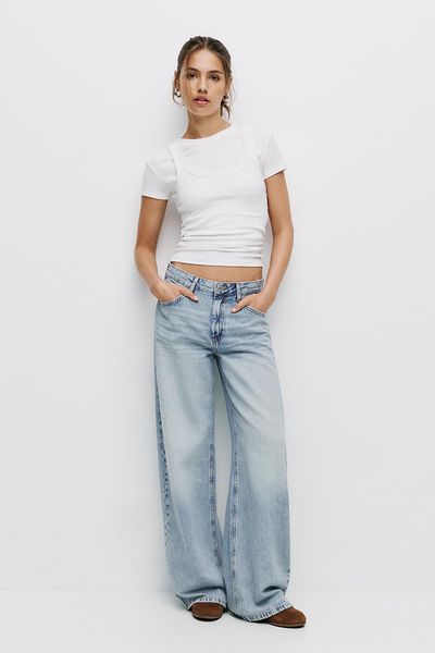 Pull & Bear Loose-fit oversize jeans