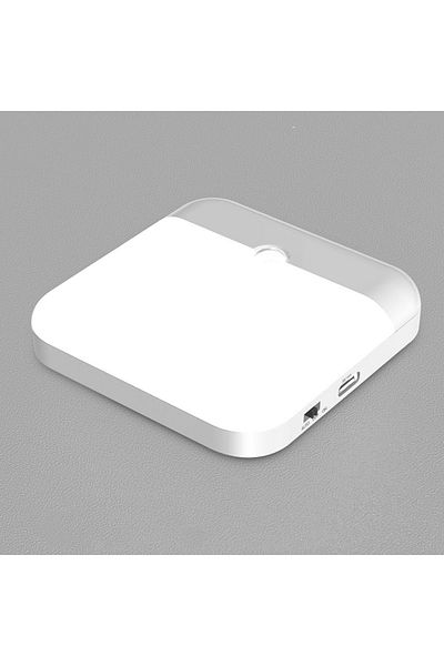 Choice WHITE Motion Sensor Led Light Usb Charging Square Lamp for Bedroom Kitchen Stair Hallway Wardrobe Cu