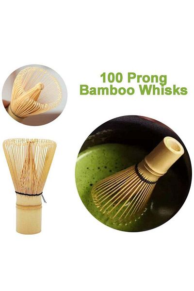 COOYA 8 Piece Matcha Set, 100% high quality natural bamboo,Easy to Use,Perfect Gift,Meets FDA safety