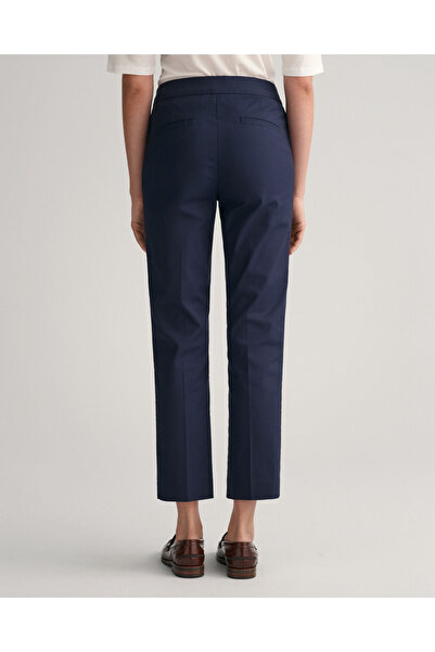 Gant Kadın Lacivert Slim Fit Pantolon