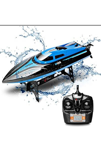 LRS STORE Profesyonel Su Üzerinde Giden Uzaktan Kumandalı Tekne Oyuncak 20 Km Hız Yapan Havuz Oyuncağı