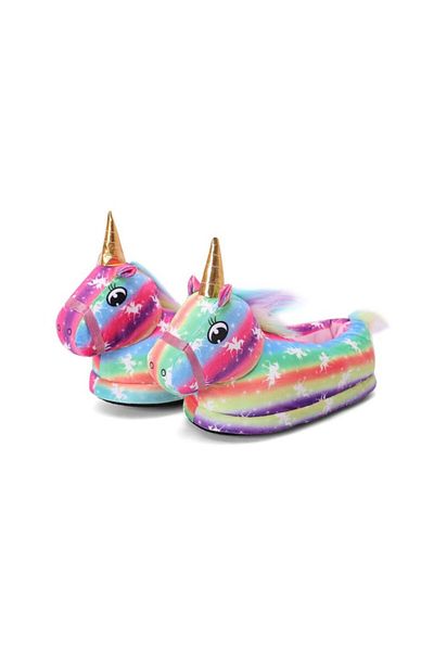 zzz sleep good sleeping !!! Children's house slippers, unicorn pattern with horse print
